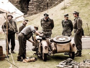 Dover Castle - Soldiers Repairing Bike