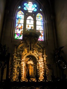 Shrine inside Madrid Cathedral