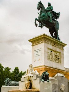 Madrid - Monument at Royal Palace