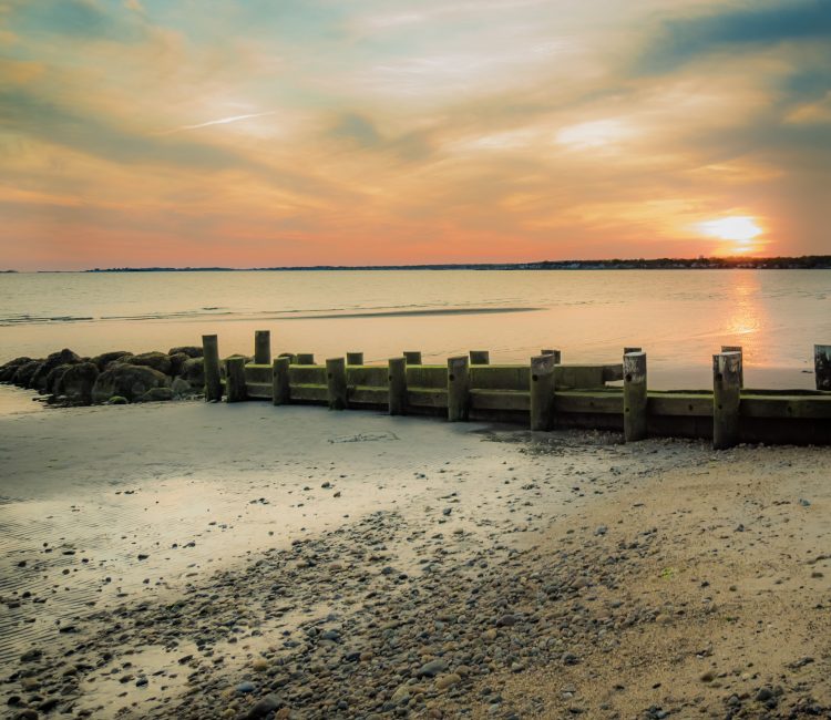 A New England Beach Sunset