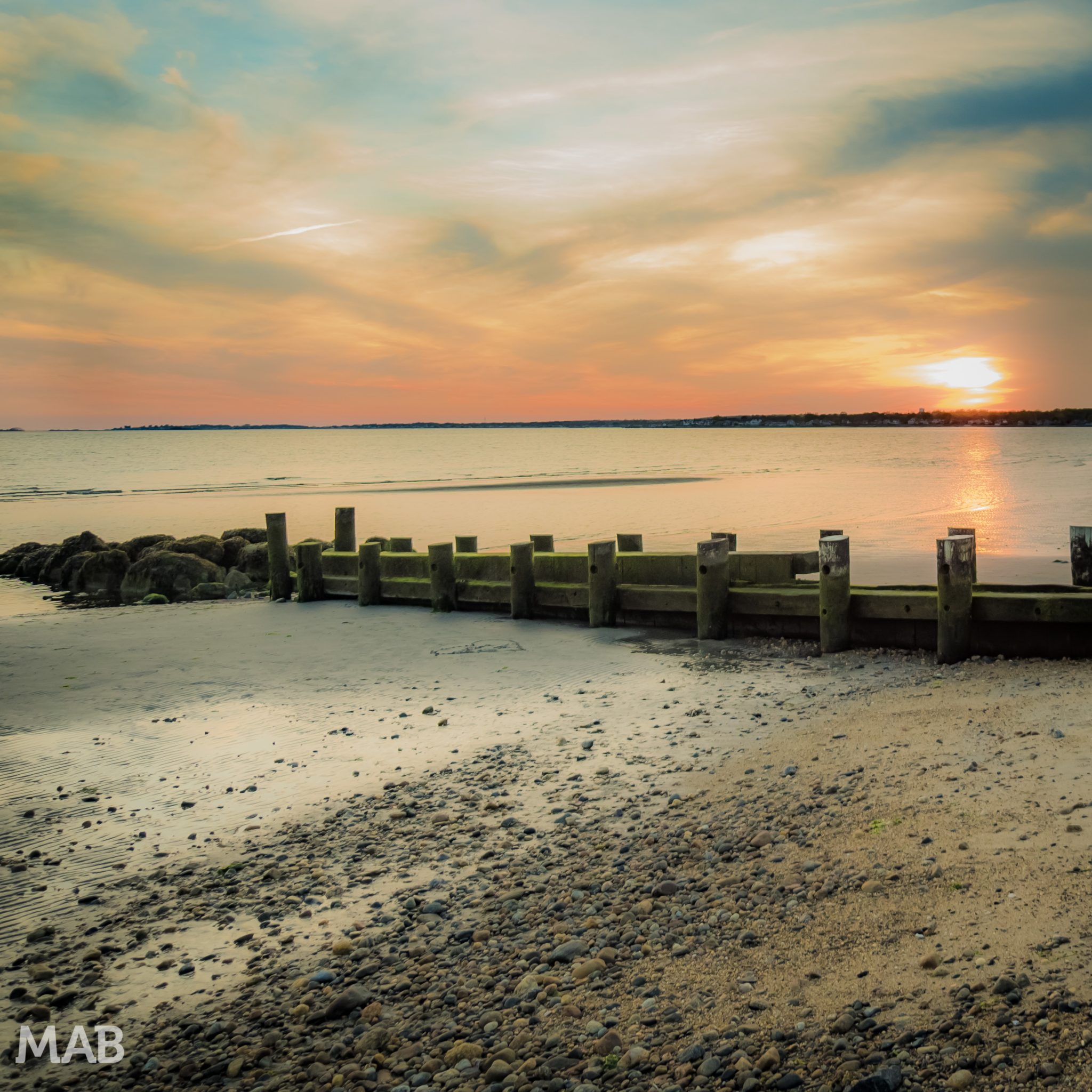 A New England Beach Sunset