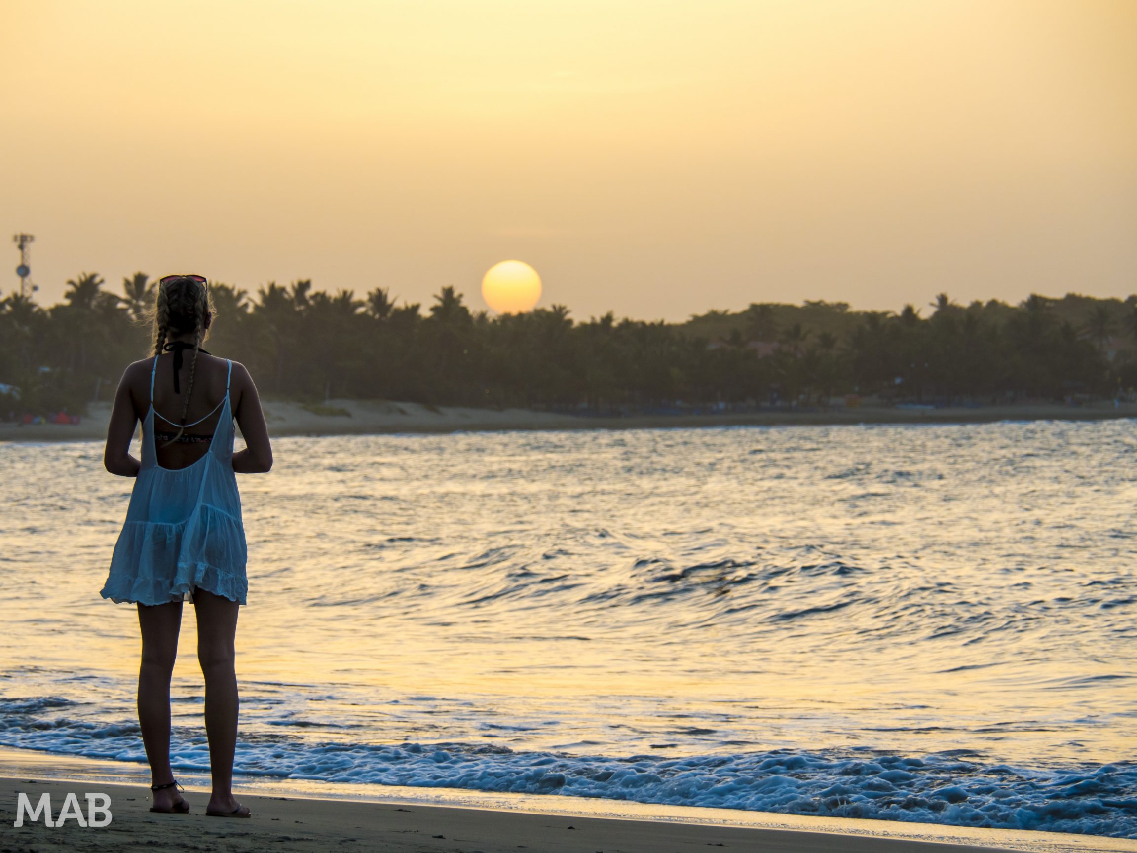 Girl Watching Sunset