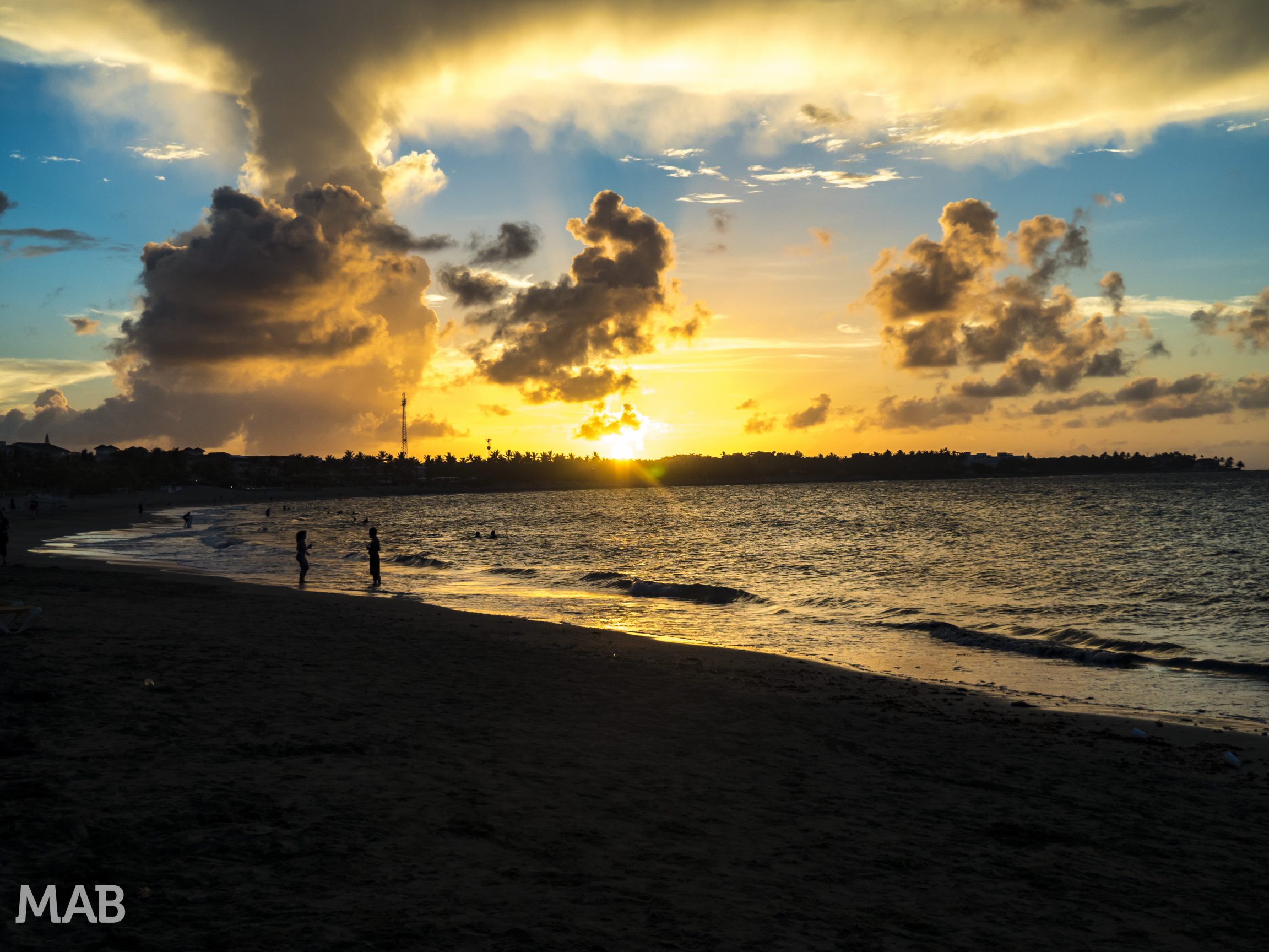 Volcanic Clouds at Sunset