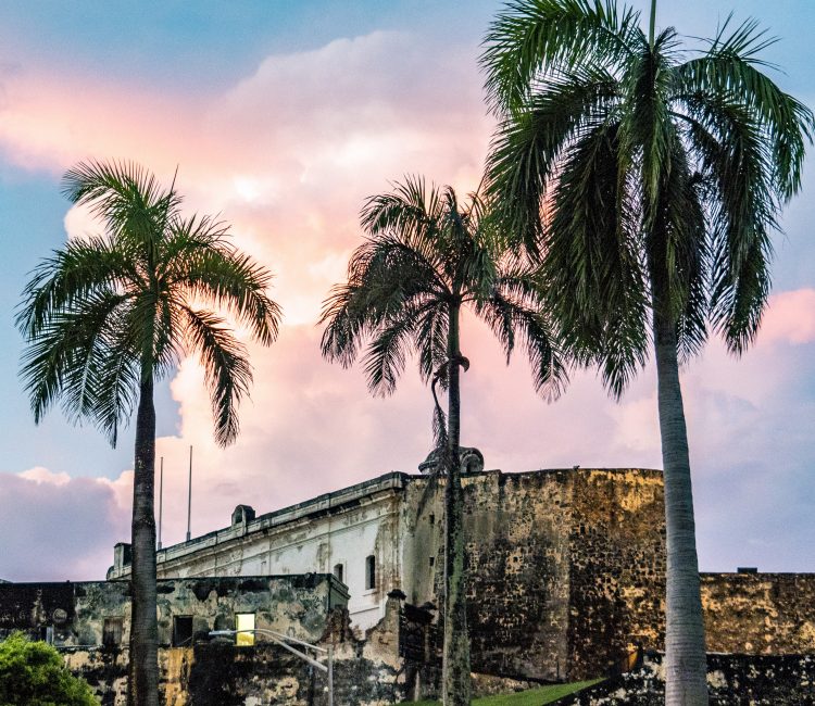 Sunset Over Castillo de San Cristóbal Puerto Rico