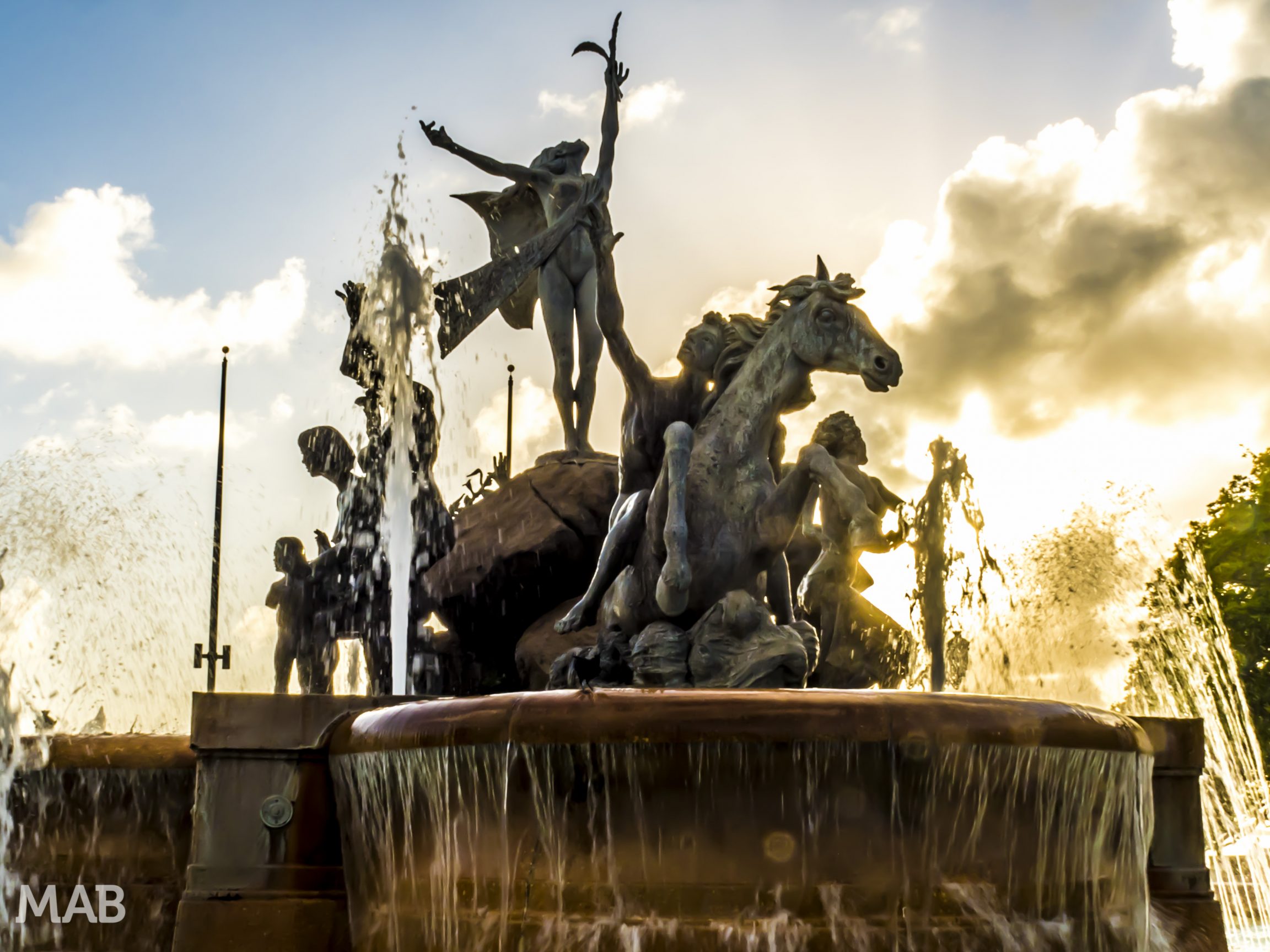 The Raíces Fountain of Old San Juan