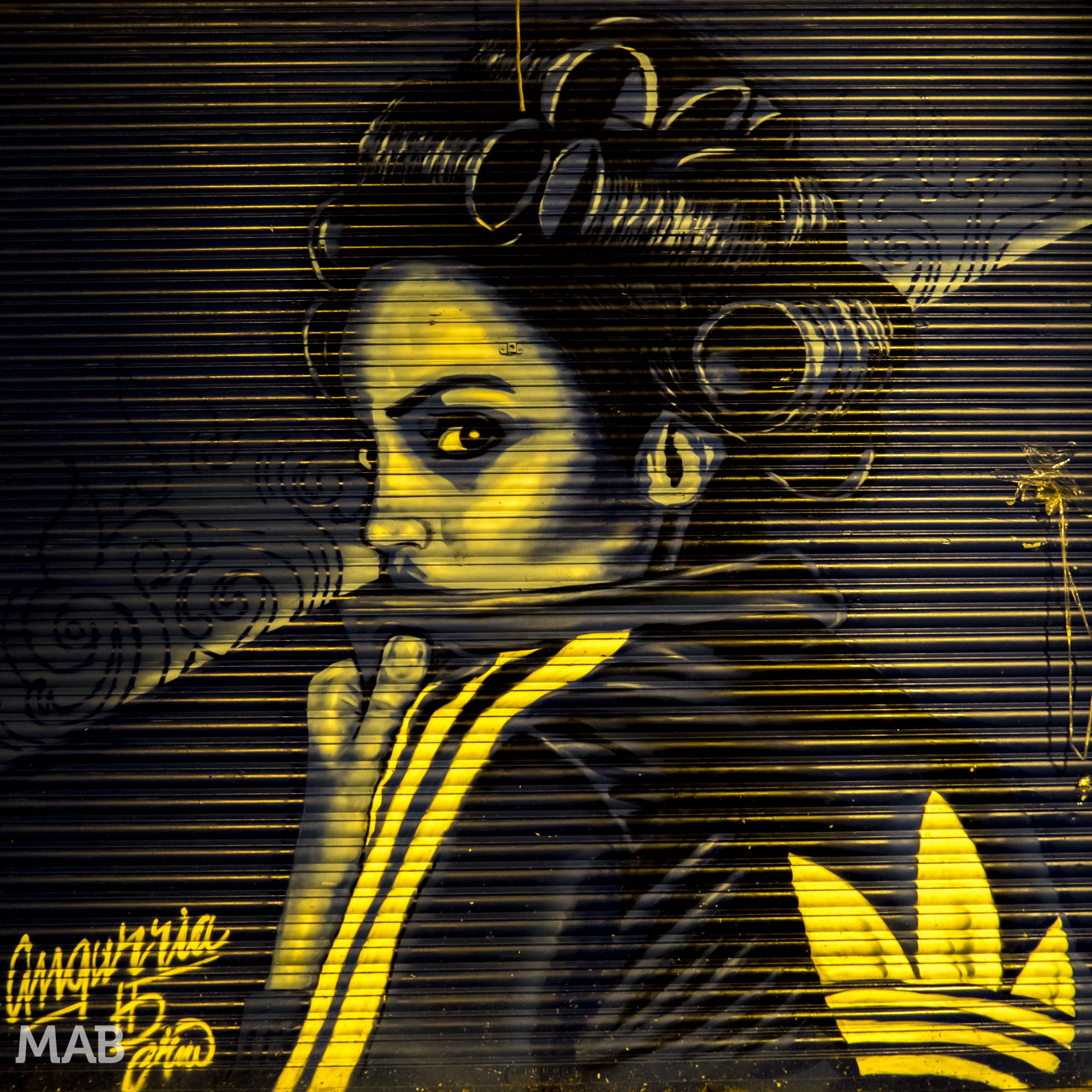 Santo Domingo Adidas Girl Street Art