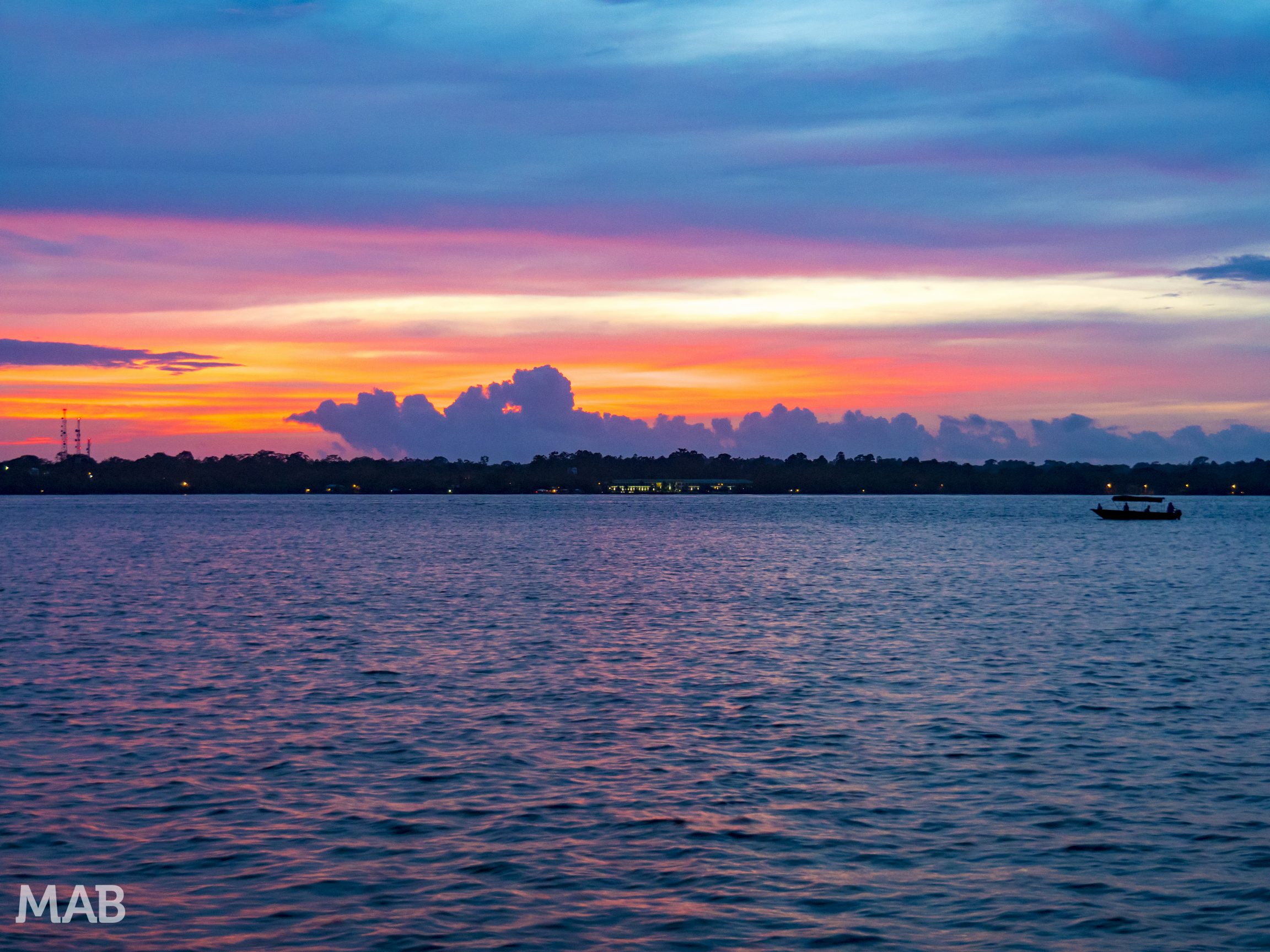Sunset from Cosmic Crab Bocas