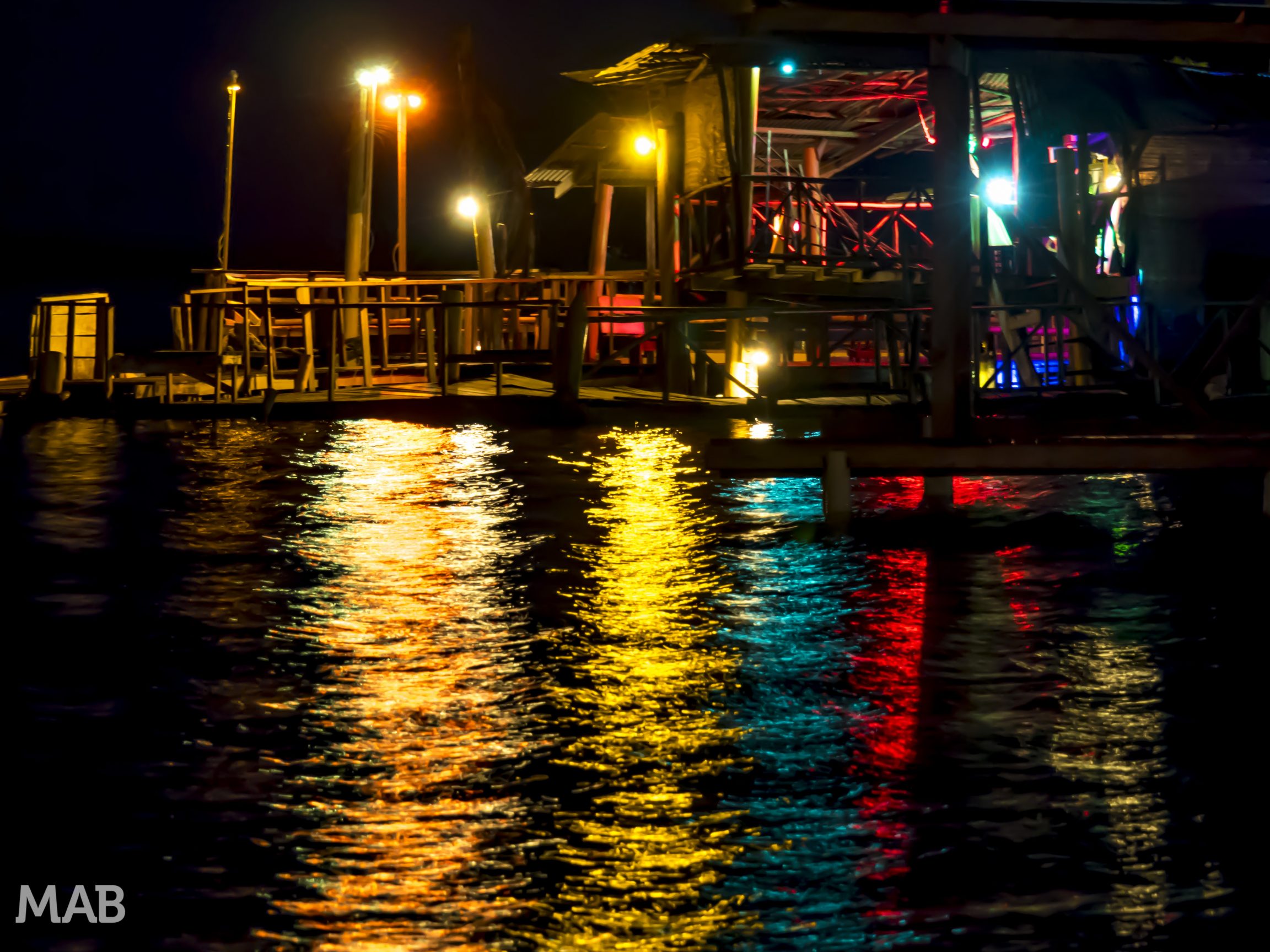 Lights on the Water in Bocas